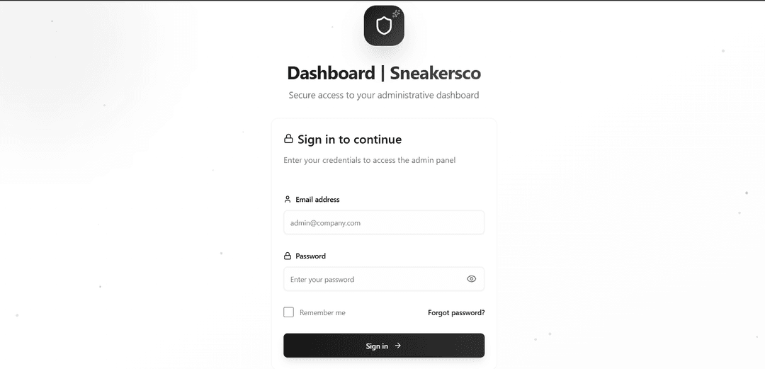 Dashboard e-commerce terkait proyek