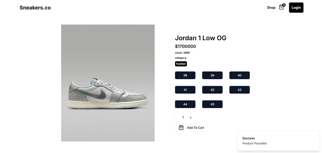 Tampilan utama proyek yang paling berkesan